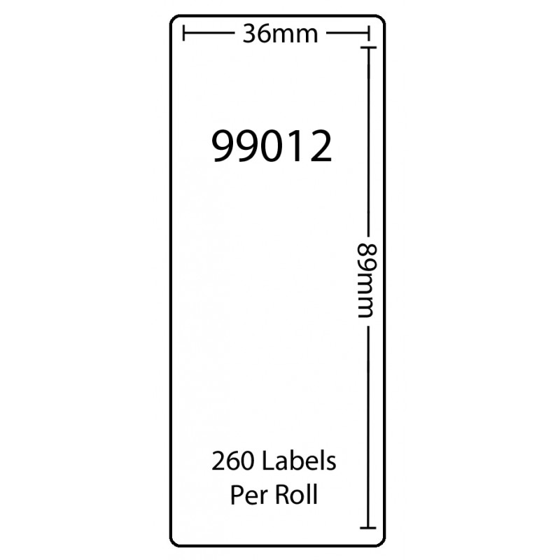 Dymo 99012 Compatible Thermal White Address Labels (Pack of 10)
